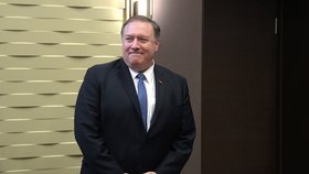 Americký ministr zahraničních věcí Mike Pompeo na setkání v Soči (14.5.2019)