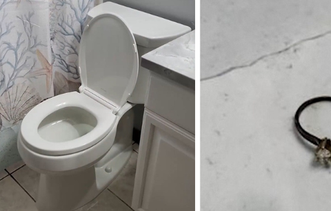 Žena ztratila diamantový zásnubní prsten: Po 21 letech ho našel instalatér v toaletě!