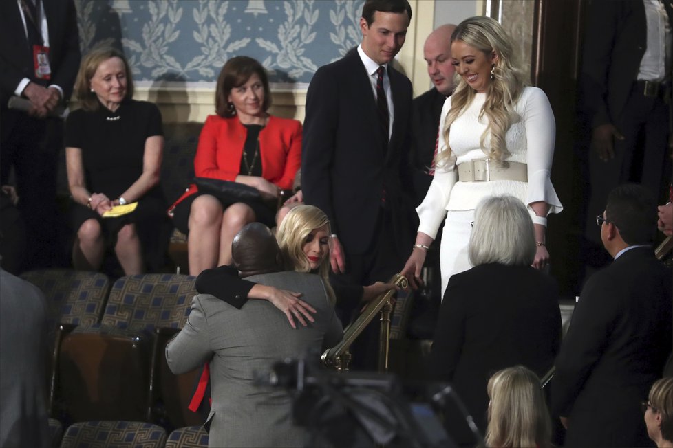 V sále nechyběla ani  dcera prezidenta Trumpa, Ivanka.