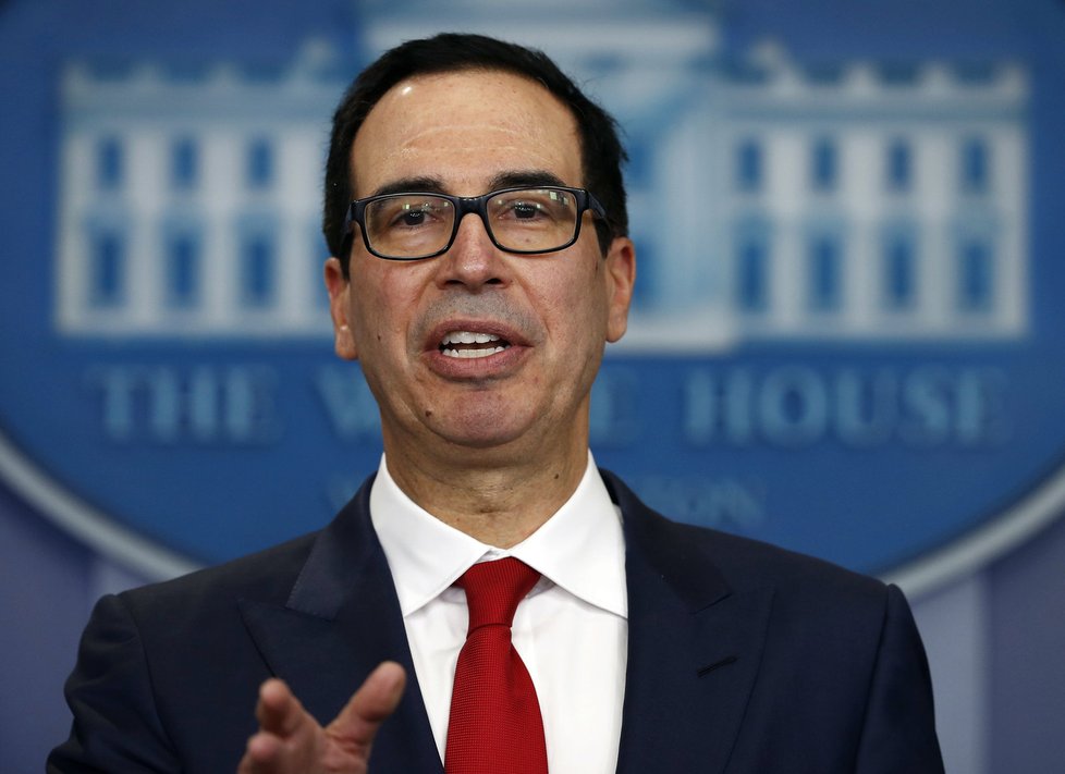 Ministr financí USA Steve Mnuchin