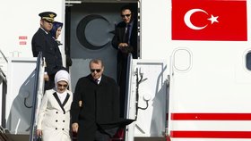 Turecký prezident Tayyip Erdoğan se svou ženou