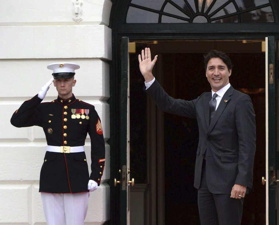 Debaty v Bílém domě na téma jaderné bezpečnosti a Sýrie se zúčastnil i kanadský premiér Justin Trudeau.