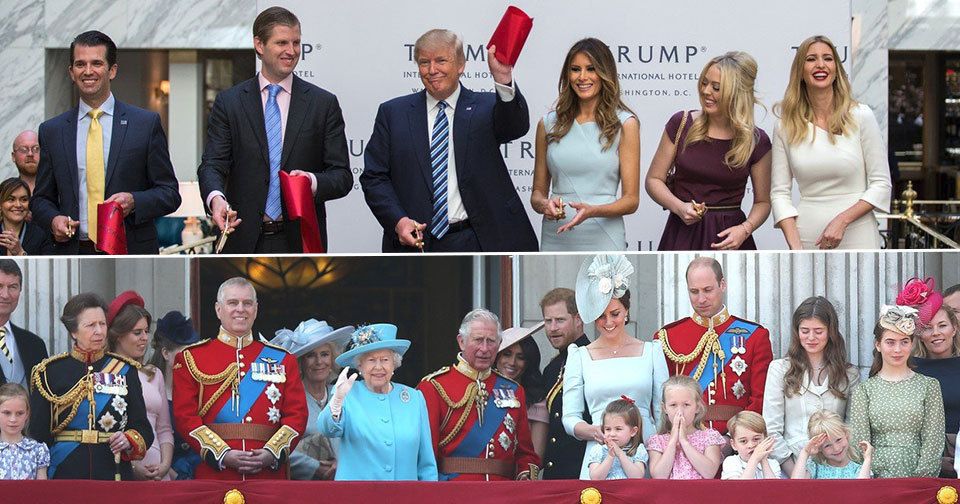 Trumpa do Velké Británie doprovodí celá rodina.