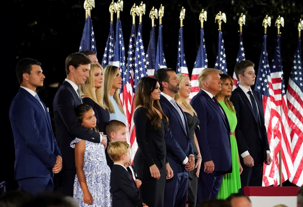 Donald Trump přijal oficiálně republikánskou nominaci do boje o Bílý dům (28. 8. 2020).