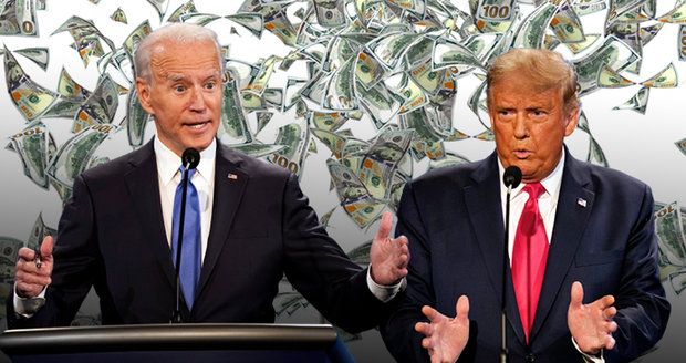 Válka miliardářů: Trumpova „Hvězda smrti“ se hroutí, Biden má třikrát víc peněz na kampaň