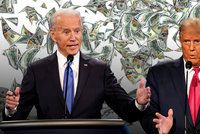 Válka miliardářů: Trumpova „Hvězda smrti“ se hroutí, Biden má třikrát víc peněz na kampaň