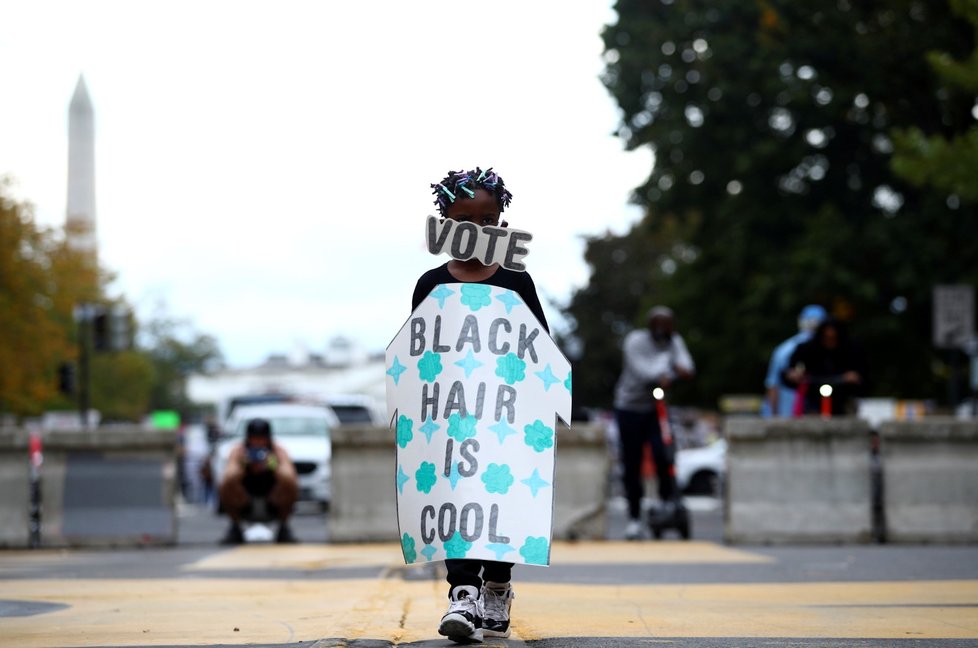 Black Lives Matter ve Washingtonu: Módní přehlídka místo demonstrace.