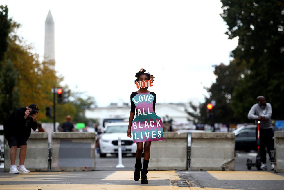 Black Lives Matter ve Washingtonu: Módní přehlídka místo demonstrace