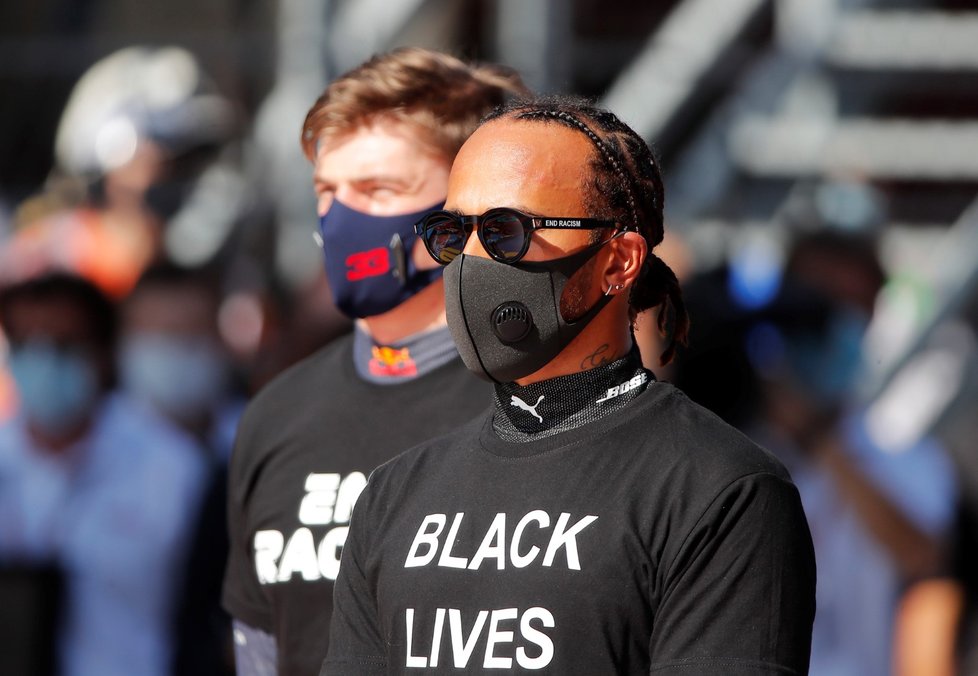 K Black Lives Matter se hlásí i šampion Formule 1 Lewis Hamilton.