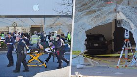 Auto u Bostonu prorazilo výlohu obchodu, jeden mrtvý a 16 zraněných.