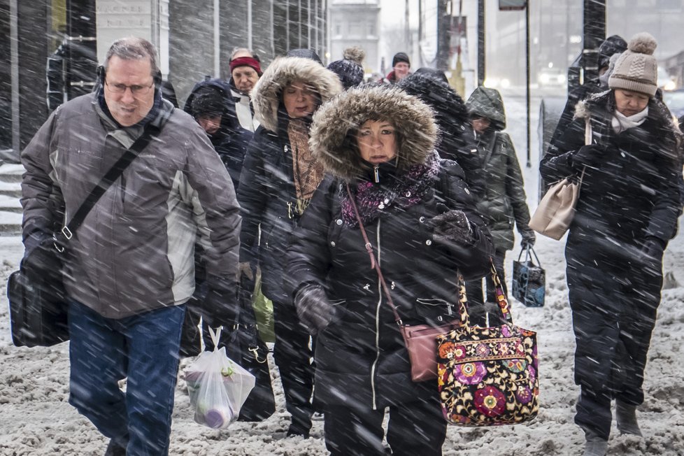 Spojené státy svírá zima, v některých oblastech je chladněji než na Antarktidě. Mrazy si vyžádaly už 8 obětí, (31.01.2019).