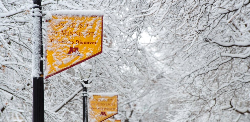 Některé školy, včetně univerzit, jsou v Minnesotě kvůli mrazu zavřené, (29.01.2019).