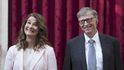 Bill Gates a jeho žena Melinda Gatesová