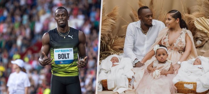 Legendární sprinter Usain Bolt se pochlubil novorozenými dvojčaty.