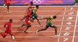 Usain Bolt si dolétl pro olympijskou medaily v běhu na 100 metrů