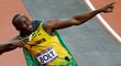 V současnosti nejrychlejší spinter planety Usain Bolt a jeho vítězné gesto na olympiádě v Londýně