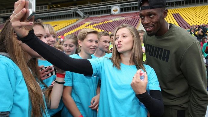 Usain Bolt na Čokoládové tretře