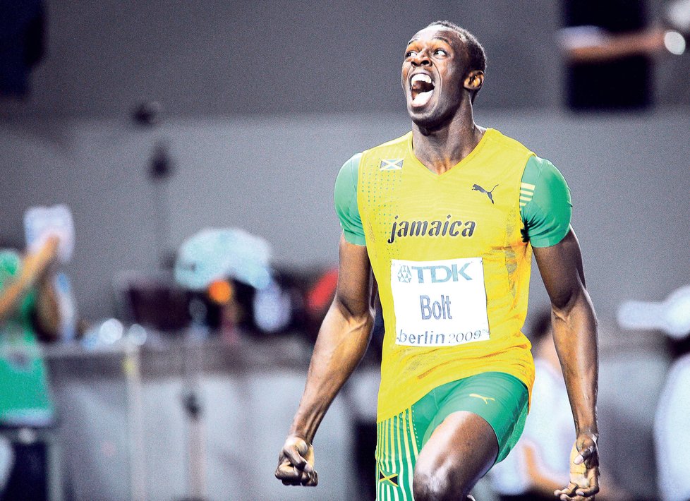 Sprinter Usain Bolt je trojnásobným olympijským vítězem