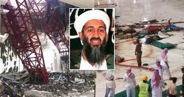 Krvavé neštěstí v Mekce: Zřícený jeřáb patřil rodině teroristy Bin Ládina