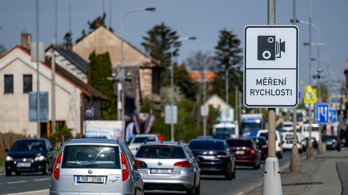 Měřené úseky v obcích. Měřené úseky v obcích.