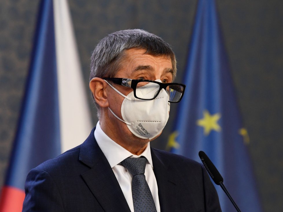 Premiér Andrej Babiš (ANO) na tiskové konferenci k rozhodnutí Ústavního soudu ohledně voleb (3.2.2021)