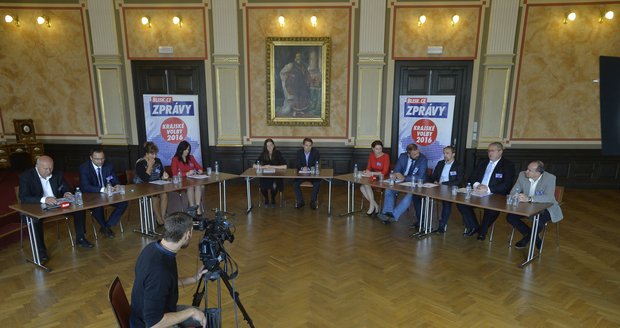 Debata Blesku z Císařského sálu v Muzeu města Ústí nad Labem