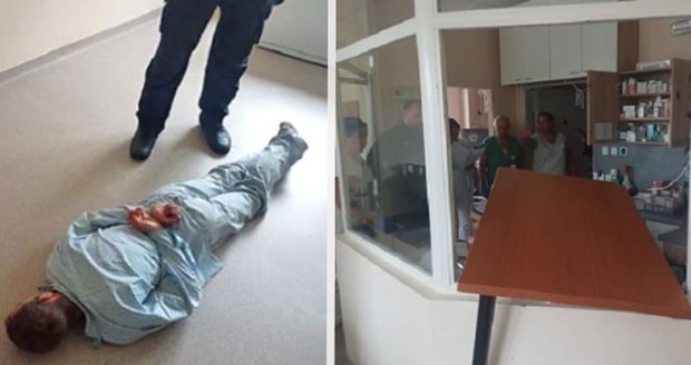 Drama na detoxikační klinice v Ústí: Agresivní pacient zdemoloval vybavení