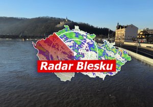 V Česku hrozí další povodně: Déšť zvedl hladiny toků na 50 místech. Sledujte radar Blesku