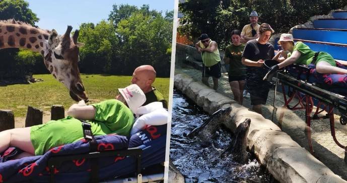 Paní Iveta si přála výlet do zoo, pomohla Sanitka snů.