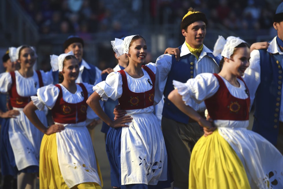 Při vystoupení českých umělců na festivalu The Royal Edinburgh Military Tattoo 2018 zazněly i skladby velkých českých skladatelů.