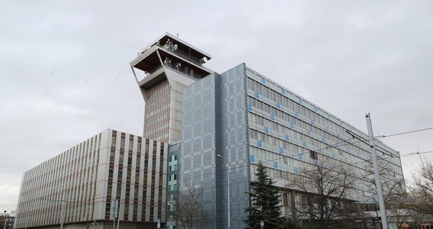 Ústřední telekomunikační budova na pražském Žižkově