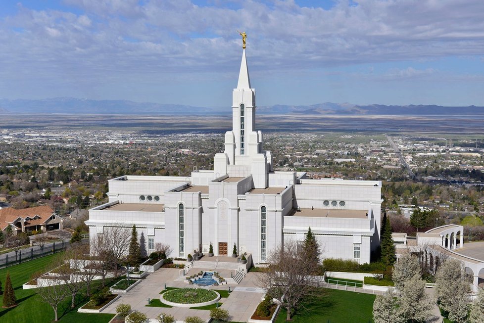Mormonský kostel v Utahu