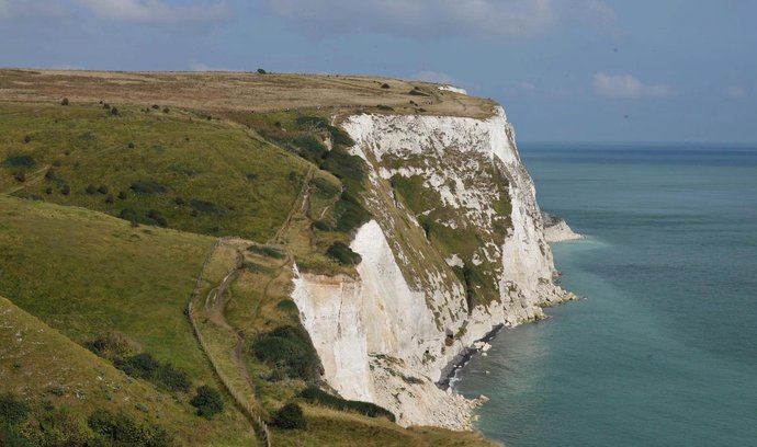 Osudný útes v Doveru.