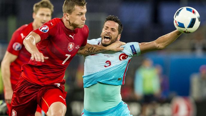 Utkání skupiny D mistrovství Evropy ve fotbale: ČR - Turecko