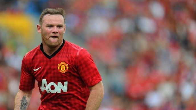Útočník Manchesteru United Wayne Rooney
