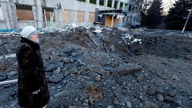 Následky ruského útoku v Kramatorsku (8.1.2022)