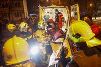 Noční hrůza v Kyjevě: Přes 50 zraněných po ruském útoku, poškodil i dětskou nemocnici