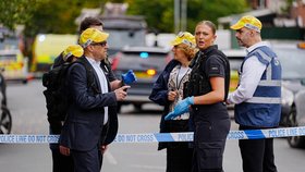 Útok na synagogu v Manchesteru.