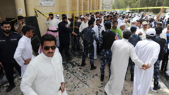 útok na mešitu v kuvajtu