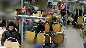 Agresor z ostravské tramvaje se přihlásil na policii: Byl opilý a činu lituje.