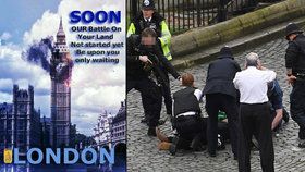 Džihádisté oslavují teroristický útok v Londýně.