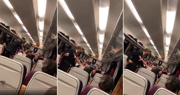 Šokující video z vlaku Českých drah: „Revizor“ zmlátil cestujícího obuškem!