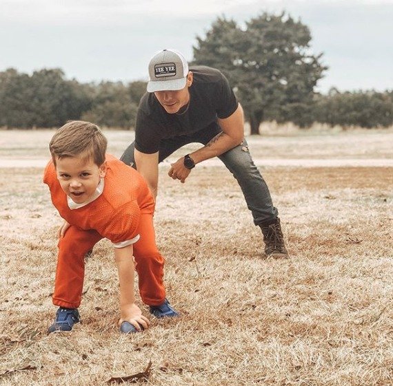 Granger Smith se synem.