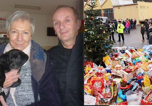 Lidé si odnášejí z pražského útulku nechtěná štěňata, mezi majiteli je i herečka Dana Syslová.