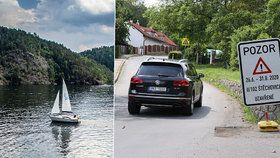 Na silnici mezi Slapy a Štěchovicemi se přes léto bude pracovat. Rekonstrukce vozovky značně zkomplikuje cestování zdejších chatařů za relaxem ke Slapské přehradě, ale i místním.