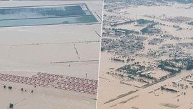 V Uzbekistánu se protrhla přehrada, zatopila řadu domů (2.5.2020)