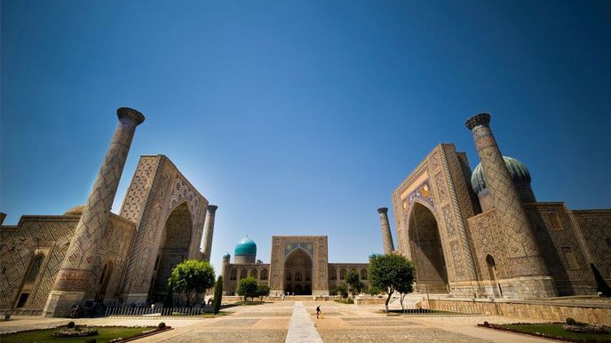 Náměstí Registan, Samarkand