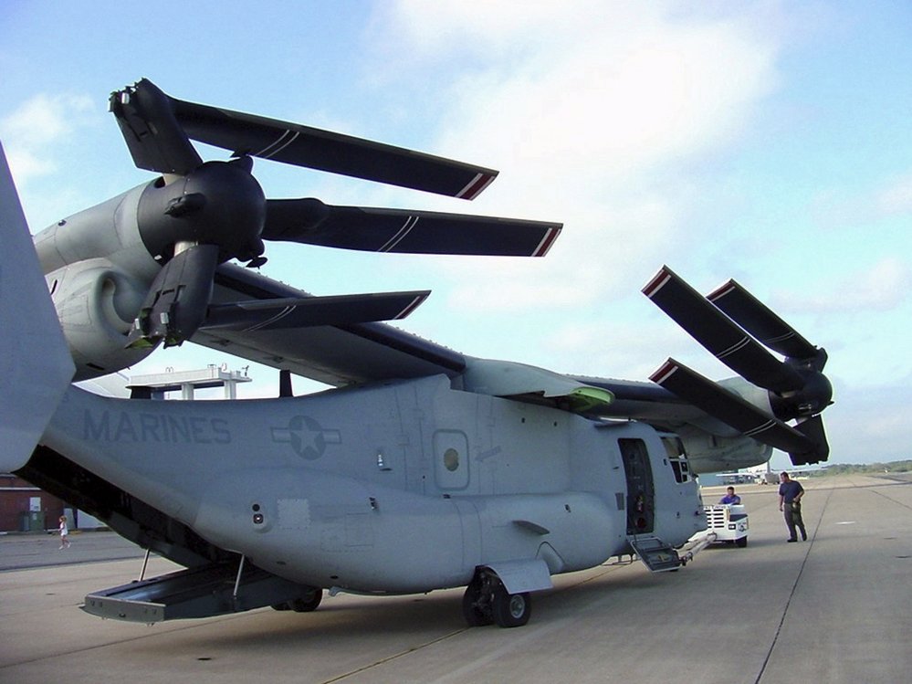 Jak se létá s konvertoplánem V-22 Osprey