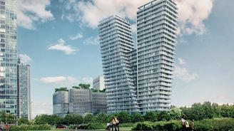 Hrubá stavba nejvyšší české bytovky by se měla dokončit ještě letos