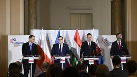 Jednání ministrů zahraničí V4 v Praze (21.3.2024)